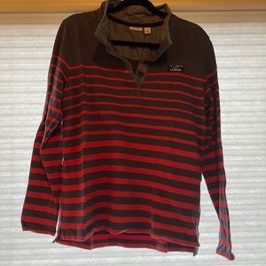 LL Bean Striped Pullover
